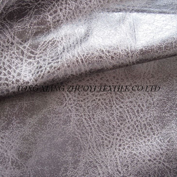 Knitted Faux Leather Suede Fabric