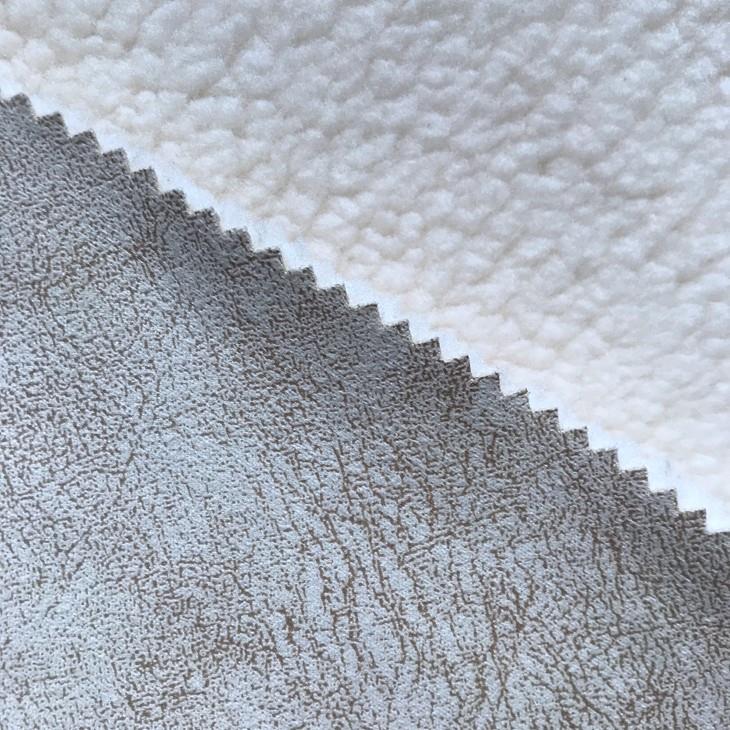 Faux Craft Sherpa Fur With Suede