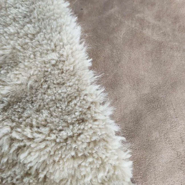 Full Texture Warm And Smooth Faux Wool Suede Fabric For Clothing